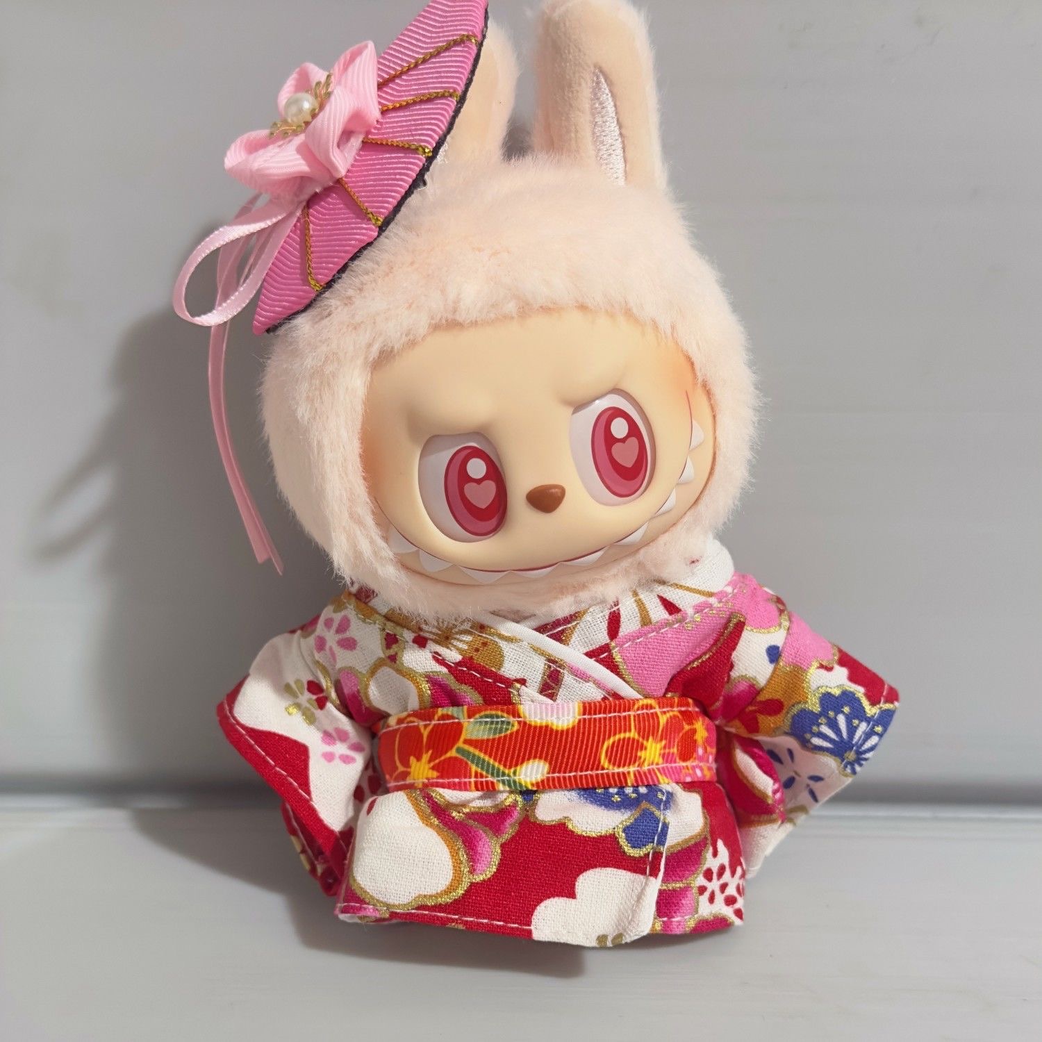 Japanese Kids Lifestyle - 17 ซม.Labubu Idol ตุ๊กตาเสื้อผ้าที่สวยงามชุดกิโมโนญี่ปุ่นชุดตุ๊กตาเสื้อผ้า DIY ของเล่นเด็กของขวัญ