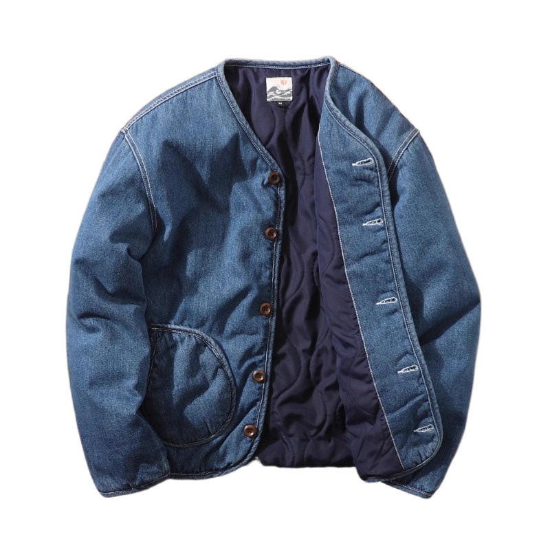 เสื้อแจ็คเก็ตยีนส์สไตล์เรโทรญี - Japanese Man Lifestyle บทวิจารณ์และราคา